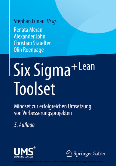 Six Sigma+Lean Toolset main product photo