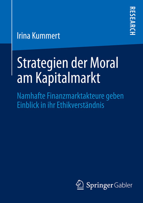 Strategien der Moral am Kapitalmarkt main product photo