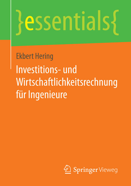 Investitions- und Wirtschaftlichkeitsrechnung für Ingenieure main product photo