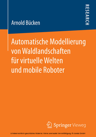 Automatische Modellierung von Waldlandschaften für virtuelle Welten und mobile Roboter main product photo