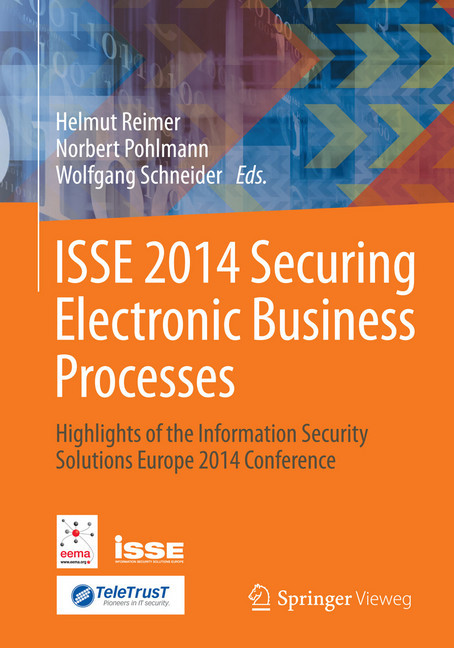 ISSE 2014 Securing Electronic Business Processes main product photo