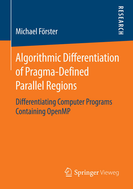 Algorithmic Differentiation of Pragma-Defined Parallel Regions main product photo