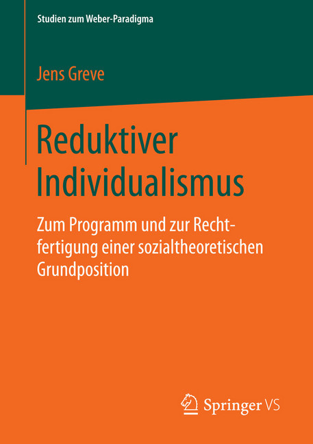 Reduktiver Individualismus main product photo