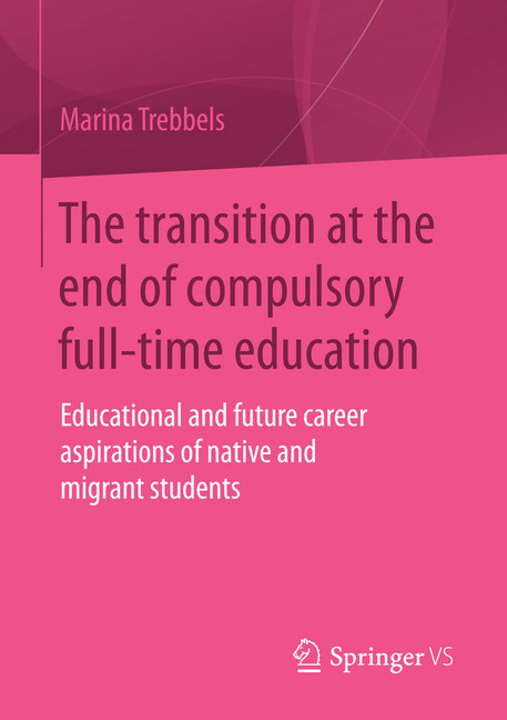 The transition at the end of compulsory full-time education main product photo