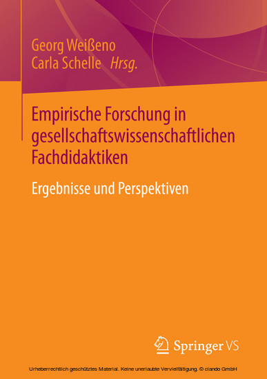 Empirische Forschung in gesellschaftswissenschaftlichen Fachdidaktiken main product photo