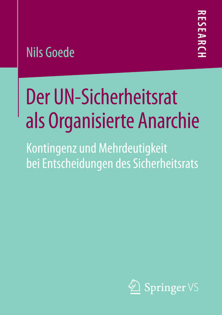 Der UN-Sicherheitsrat als Organisierte Anarchie main product photo
