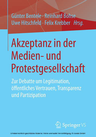 Akzeptanz in der Medien- und Protestgesellschaft main product photo
