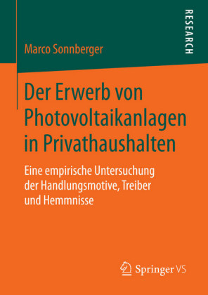 Der Erwerb von Photovoltaikanlagen in Privathaushalten