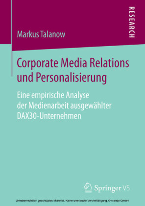 Corporate Media Relations und Personalisierung