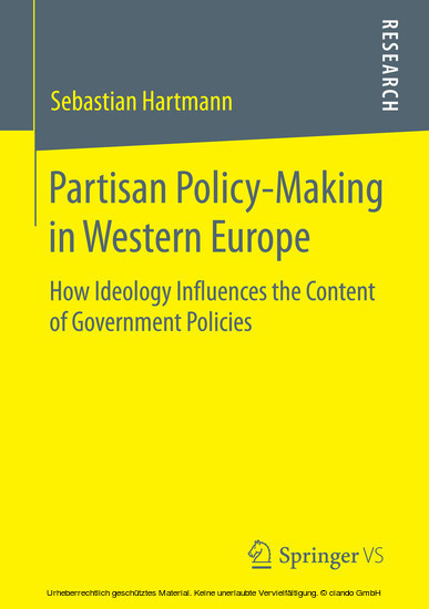 Partisan Policy-Making in Western Europe main product photo