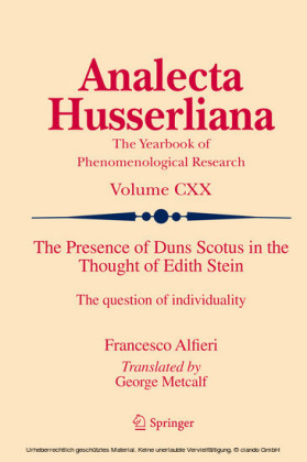 The Presence of Duns Scotus in the Thought of Edith Stein
