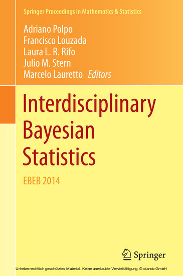 Interdisciplinary Bayesian Statistics main product photo