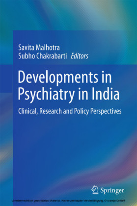 Developments in Psychiatry in India