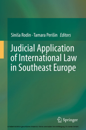 Judicial Application of International Law in Southeast Europe