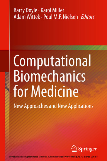 Computational Biomechanics for Medicine main product photo