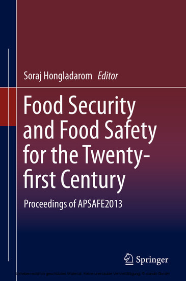 Food Security and Food Safety for the Twenty-first Century main product photo