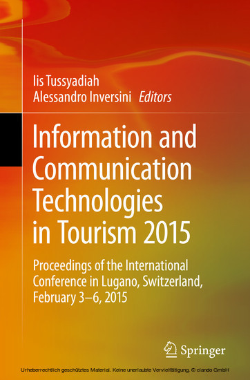 Information and Communication Technologies in Tourism 2015 main product photo