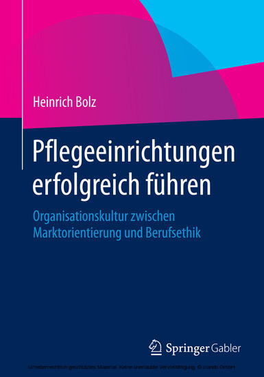 Pflegeeinrichtungen erfolgreich führen main product photo