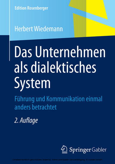 Das Unternehmen als dialektisches System main product photo