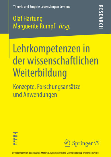 Lehrkompetenzen in der wissenschaftlichen Weiterbildung main product photo