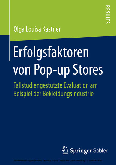 Erfolgsfaktoren von Pop-up Stores main product photo