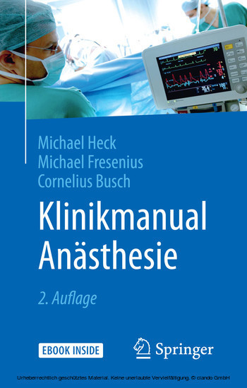 Klinikmanual Anästhesie main product photo