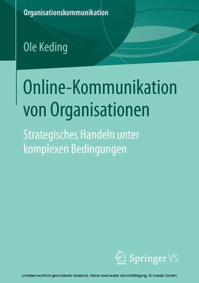 Online-Kommunikation von Organisationen main product photo