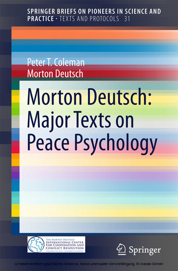 Morton Deutsch: Major Texts on Peace Psychology main product photo