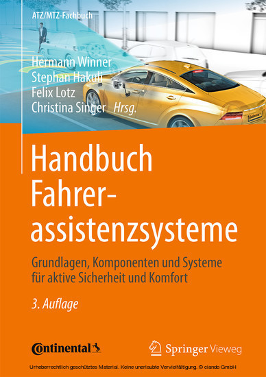 Handbuch Fahrerassistenzsysteme main product photo