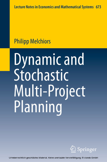 Dynamic and Stochastic Multi-Project Planning main product photo