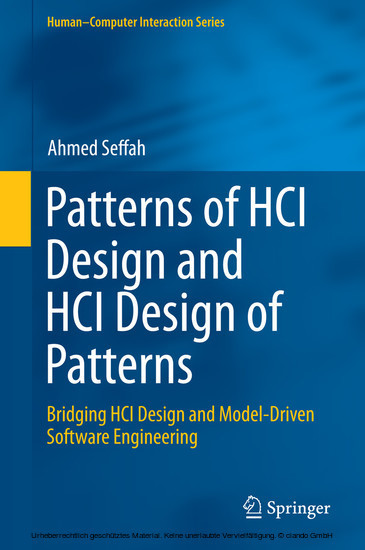 Patterns of HCI Design and HCI Design of Patterns main product photo