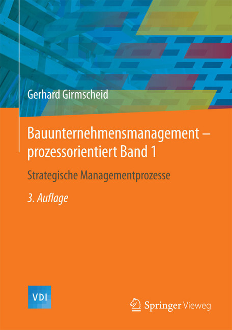 Bauunternehmensmanagement-prozessorientiert Band 1 main product photo