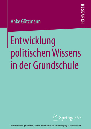Entwicklung politischen Wissens in der Grundschule main product photo