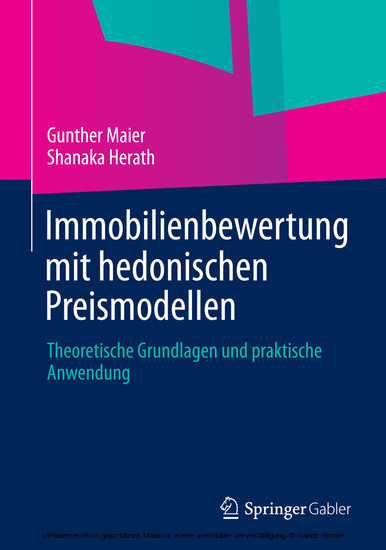 Immobilienbewertung mit hedonischen Preismodellen main product photo