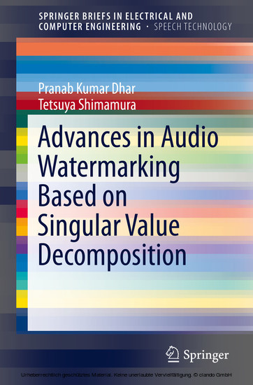 Advances in Audio Watermarking Based on Singular Value Decomposition main product photo