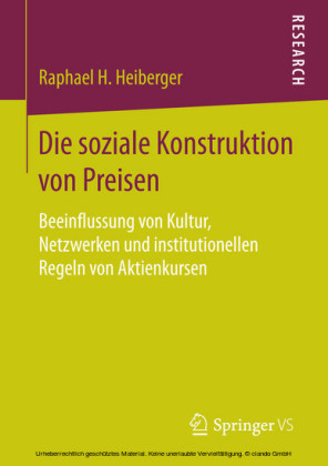 Die soziale Konstruktion von Preisen