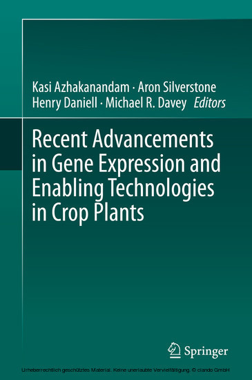 Recent Advancements in Gene Expression and Enabling Technologies in Crop Plants main product photo