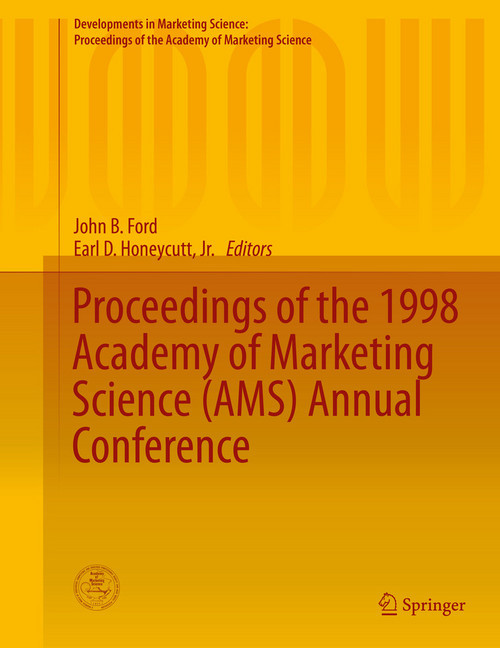 Proceedings of the 1998 Academy of Marketing Science (AMS) Annual Conference main product photo