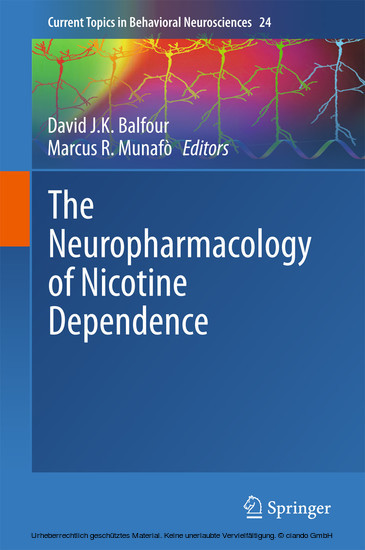 The Neuropharmacology of Nicotine Dependence main product photo