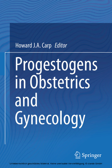 Progestogens in Obstetrics and Gynecology main product photo