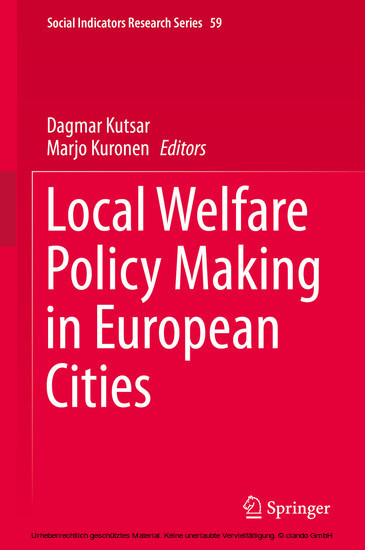 Local Welfare Policy Making in European Cities main product photo