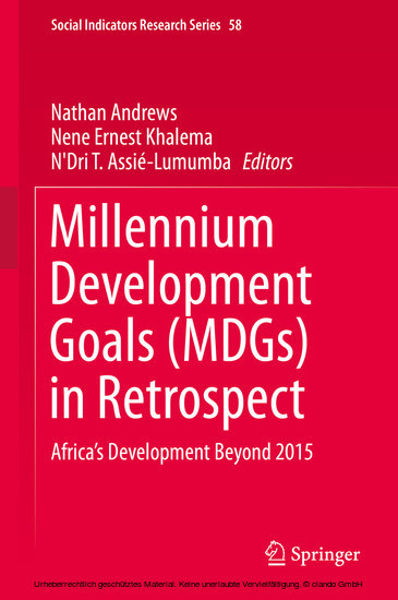 Millennium Development Goals (MDGs) in Retrospect main product photo