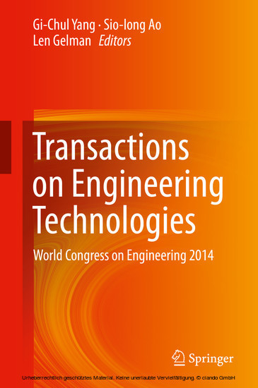 Transactions on Engineering Technologies main product photo
