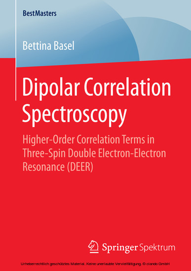 Dipolar Correlation Spectroscopy main product photo
