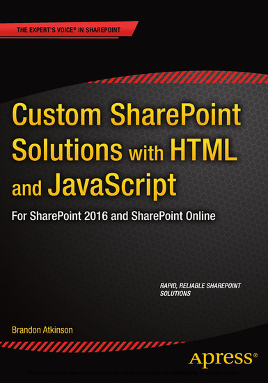Custom SharePoint Solutions with HTML and JavaScript main product photo