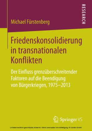 Friedenskonsolidierung in transnationalen Konflikten