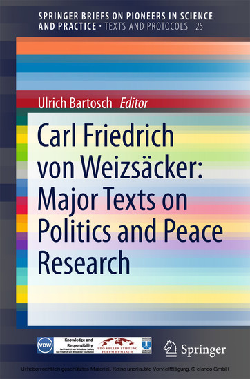 Carl Friedrich von Weizsäcker: Major Texts on Politics and Peace Research main product photo