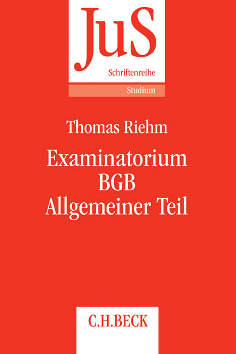 Examinatorium BGB Allgemeiner Teil main product photo
