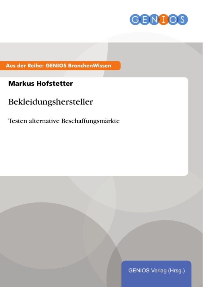 Bekleidungshersteller main product photo