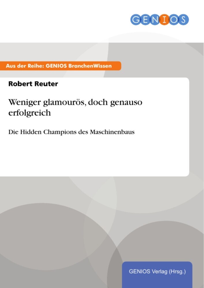 Weniger glamourös, doch genauso erfolgreich main product photo